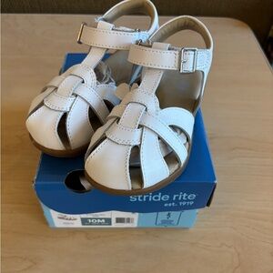 Stride Rite White Kids Sandals size 10M